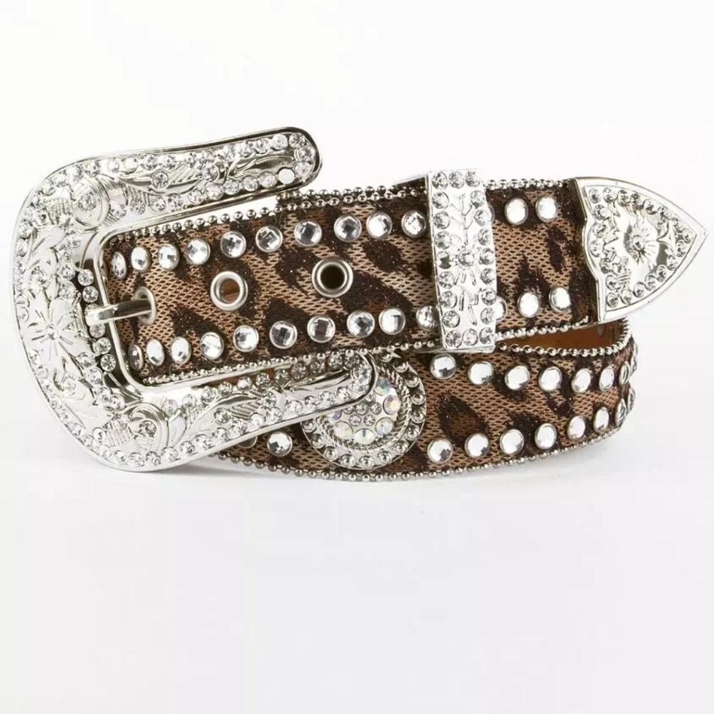 Blazin Roxx Women's Mossy Oak Embellished Belt Size Small